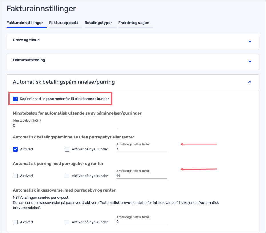 Kopier innstillingene nedenfor til eksisterende kunder.png