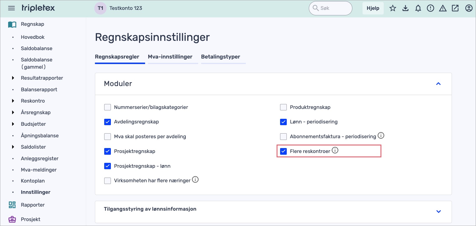 Flere reskontroer - regnskapsinnstillinger.jpg