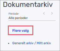 Knapp for flere valg i dokumentarkivet